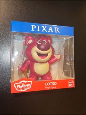 NEW IN BOX PIXAR Lotso Pink Vinyl Figure by FlyGuys